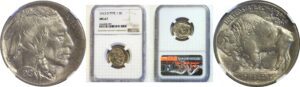 1913-D T-1.  Buffalo Nickel.  -  NGC MS-67.
