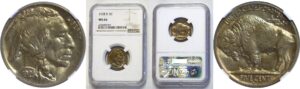 1928-D.  Buffalo Nickel. NGC. MS-66.