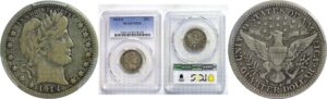 1914-S  Barber Quarter.  -  PCGS VF-20.