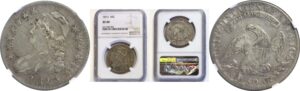 1813  Bust Half Dollar.  -  NGC XF-40.
