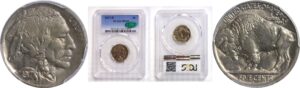 1917-D Buffalo Nickel.  -  PCGS MS-63 CAC