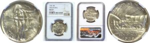1936 Oregon Trail Commemorative Half Dollar  -  NGC MS-67+