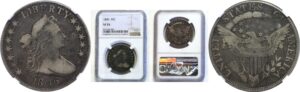 1806  Bust Half Dollar.  -  NGC VF-35.