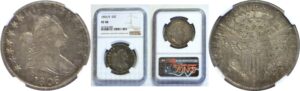 1806/5  Bust Half Dollar.  -  NGC XF-40.