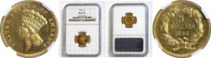 1885  $3 Princess.  -  NGC MS-62 PL