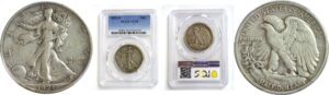 1921-S Walking Liberty Half Dollar.  -  PCGS VF-35