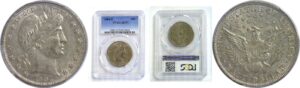 1904-S  Barber Half Dollar.  -   PCGS AU-53.