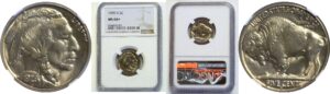 1929-S  Buffalo Nickel.  -  NGC MS-66+.