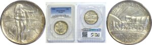 1936 Oregon Trail Commemorative Half Dollar - PCGS MS-66.
