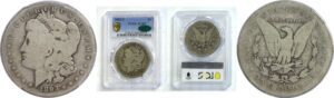1893-S  Morgan Dollar.  -  PCGS AG-3. CAC