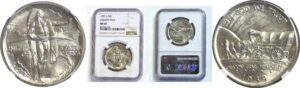 1939-D Oregon Trail Commemorative Half Dollar.  -   NGC MS-68.