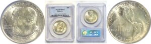 1923-S  Monroe Commemorative Half Dollar.  -  PCGS MS-65.