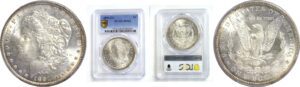 1891-CC Morgan Dollar.  -  PCGS MS-64