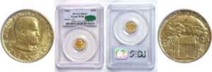 1922.  $1 Grant, Star. Gold Commemorative.  -  PCGS MS-65.  CAC