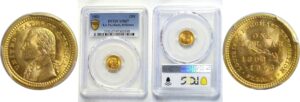 1903. $1 La. Purchase - Jefferson Gold Commemorative.  -  PCGS MS-67.