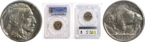 1913-D T-2 Buffalo Nickel.  -  PCGS MS-65