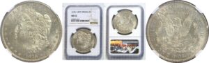 1878-7/8TF.  Morgan Dollar.  -  NGC MS-62.