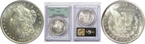 1888-S  Morgan Dollar.  -  PCGS MS-63.