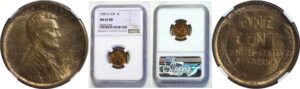 1909-S VDB.  Lincoln Cent.  -  NGC MS-65. RB.