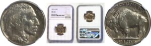 1914-S  Buffalo Nickel.  -  NGC MS-66.
