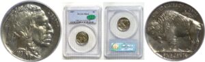 1937  Buffalo Nickel.  -  PCGS PR-64.  CAC