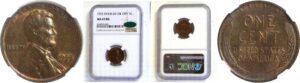 1955 Doubled Die Obverse.  Lincoln Cent   -   NGC  MS-65 RB  CAC