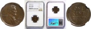 1915-S  Lincoln Cent.  -  NGC MS-63. BN.