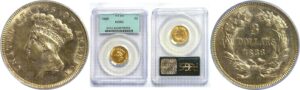 1888  $3 Princess  -   PCGS MS-62.