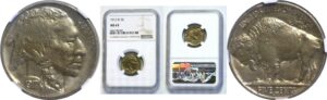 1917-D  Buffalo Nickel. -  NGC MS-63.