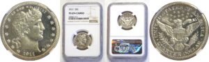 1911 Barber Quarter.  -  NGC PR-67+  CAM