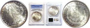 1891-S  Morgan Dollar.  -  PCGS MS-64.
