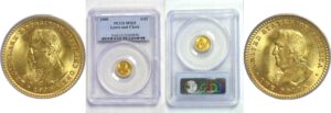 1905. $1 Lewis and Clark. Gold Commemorative   -   PCGS MS-65