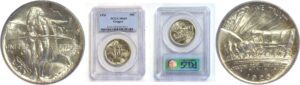 1926 Oregon Trail Commemorative Half Dollar. -  PCGS MS-65