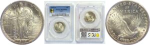 1917-S T-1  Standing Liberty Quarter.  -  PCGS MS-65. FH.