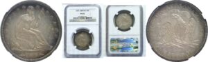 1873  Seated Liberty Half Dollar.  -   NGC PR-65.