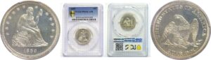 1859  Seated Liberty Quarter.  - PCGS PR-66. CAM.