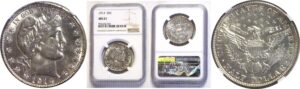 1914  Barber Half Dollar  -  NGC MS-61.