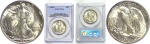 1939-S Walking Liberty Half Dollar  -  PCGS MS-66