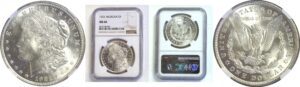 1921 Morgan Dollar   -   NGC MS-66