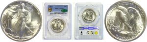 1943 Walking Liberty Half. -  PCGS MS-67. CAC