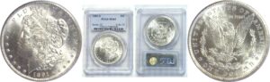 1891-S  Morgan Dollar.  -  PCGS MS-63.