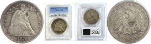 1870-CC Seated Liberty Dollar  -   PCGS VF-35