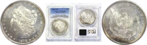 1878-7TF  Morgan Dollar.  -  PCGS MS-63+. PL.