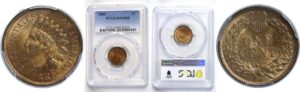 1889  Indian Head Cent.  -  PCGS MS-64. RB.
