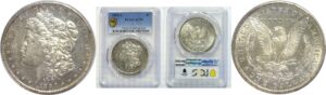 1892-S  Morgan Dollar.  -  PCGS AU-55.