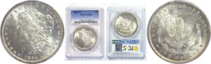 1891-O  Morgan Dollar.  -  PCGS MS-64.