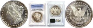 1885  Morgan Dollar.  -  PCGS MS-64. DMPL.