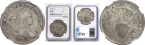 1800  Bust Dollar.  -  NGC XF-45.