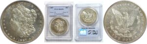 1887  Morgan Dollar.  -  PCGS MS-65. PL.