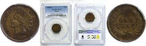 1909-S Indian Head Cent.  -  PCGS AU-55.
